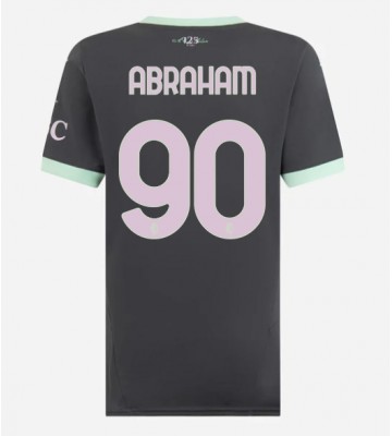 AC Milan Tammy Abraham #90 Tercera Equipación Mujer 2024-25 Manga Corta